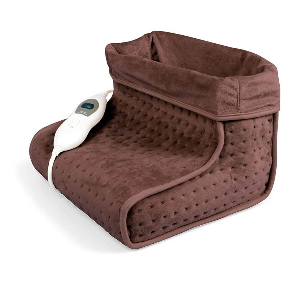 Chauffe-pieds électrique - Fdit - Modèle avec 5 vitesses - Velours doux