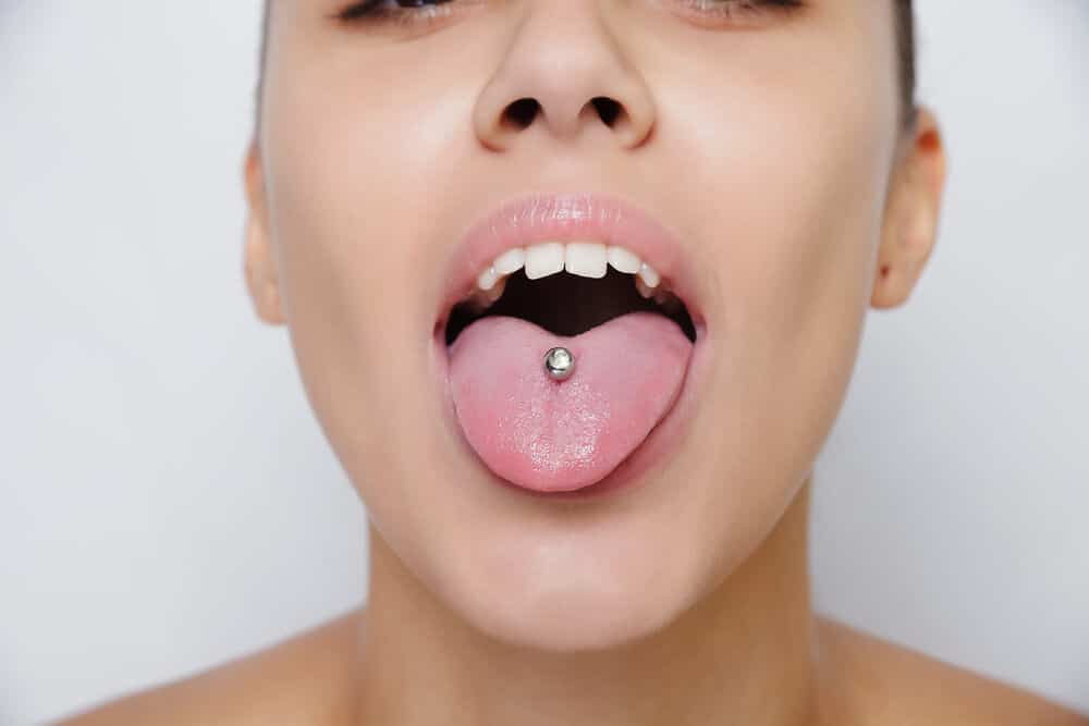 piercing langue