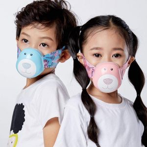 Aide à la pollution et au pollen eBoutik Masque de visage frais avec fente de filtre pour enfants/enfants Lavable et réutilisable Respirant 