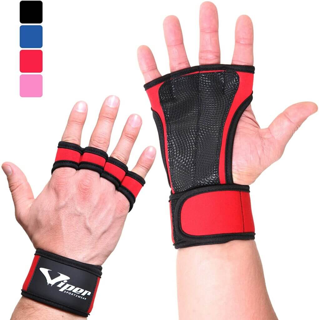 Gants d’entraînement ouverts pour Crossfit, Musculation, Calistheni