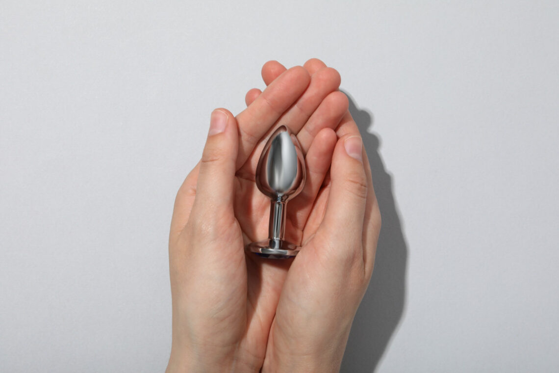 metal-anal-plug-on-a-white-background